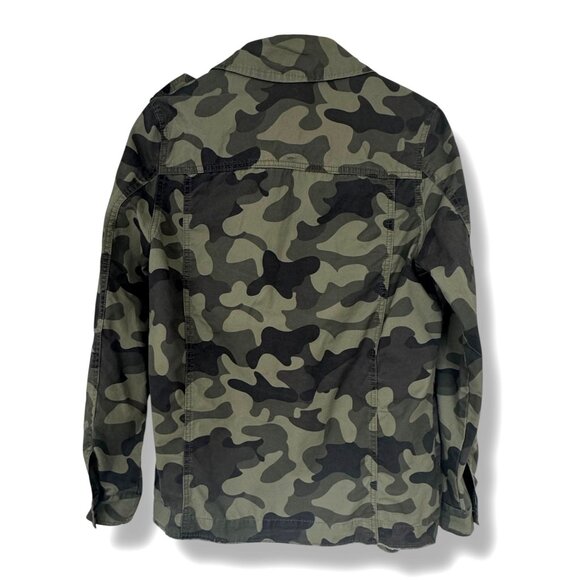 Ashley by 26‎ Intl Dowtown Camo Floral Embroidered Jacket Size M Coat Camouflage - Picture 4 of 10